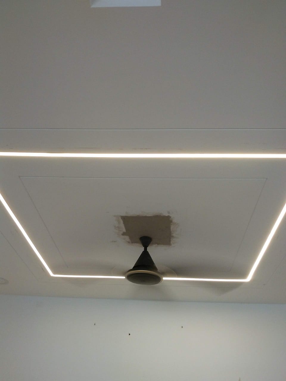 Ceiling fan installation