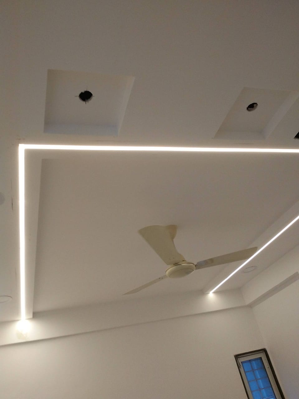 Ceiling fan installation
