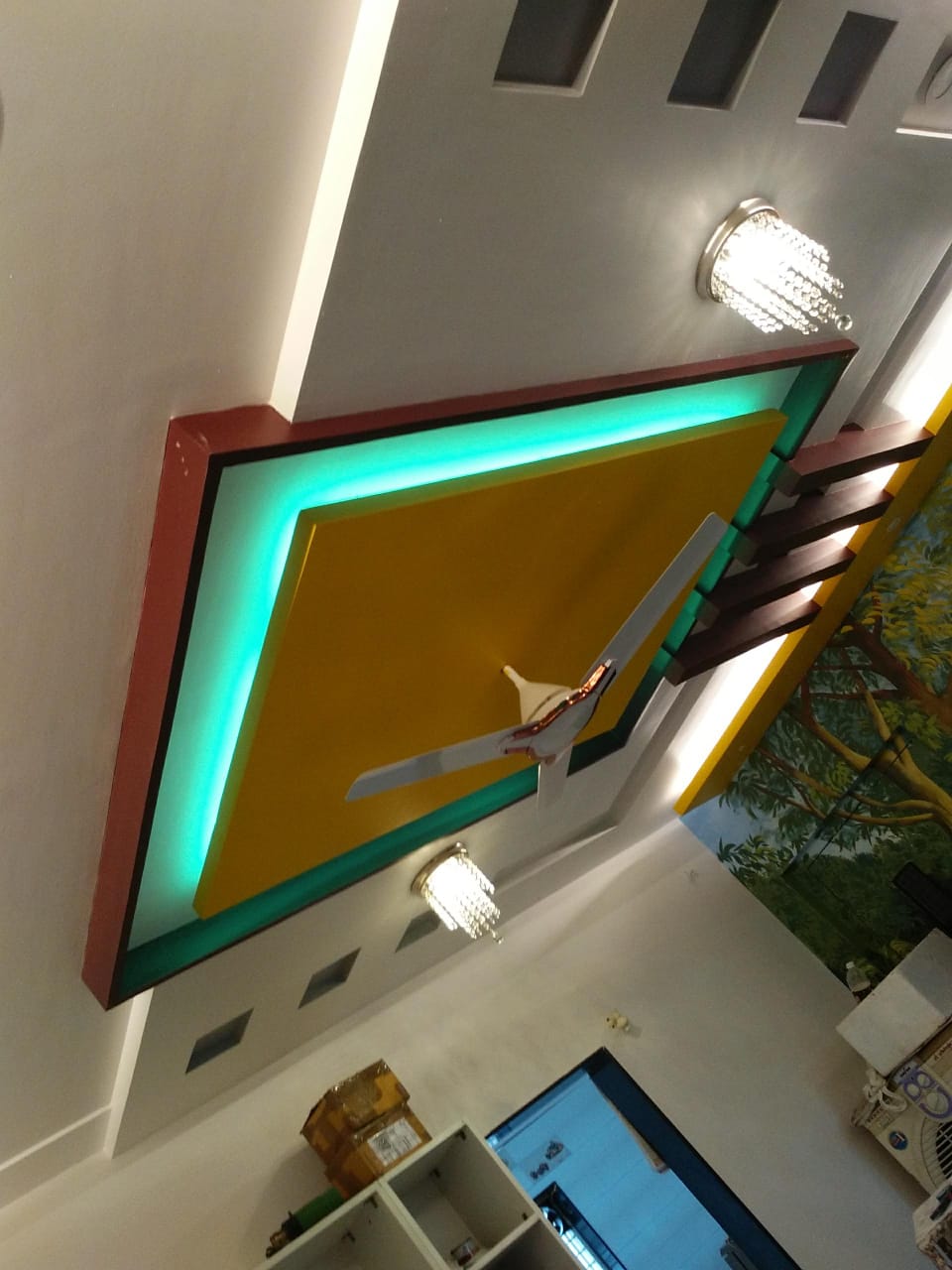 Ceiling fan installation